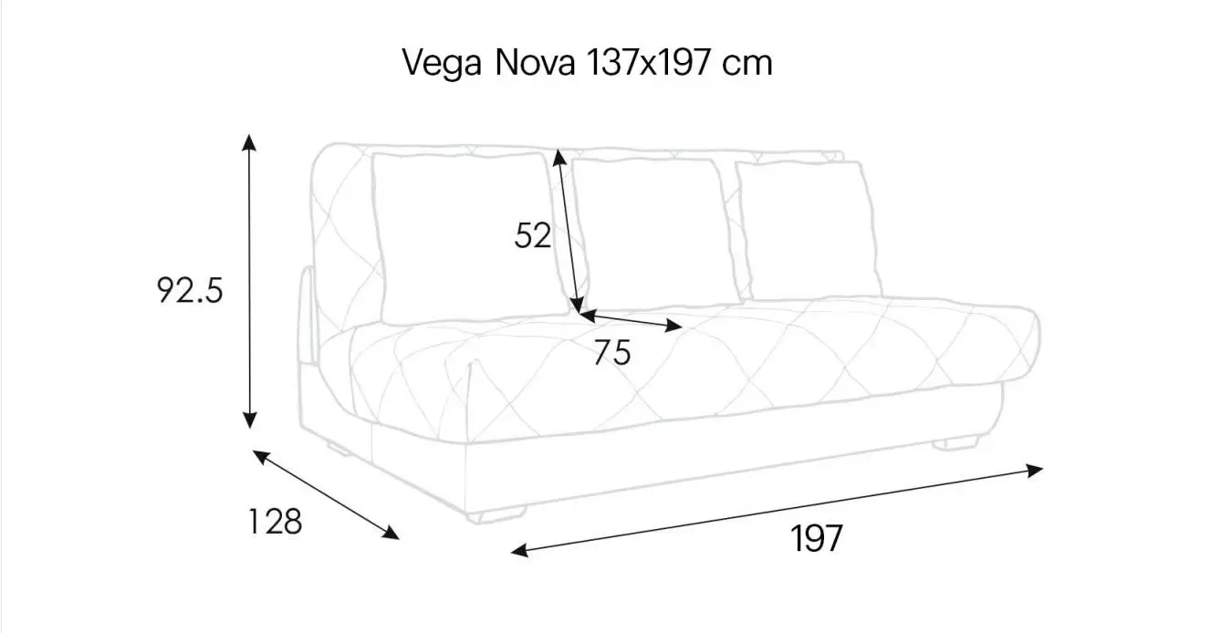 Диван-кровать Vega Nova с коробом для белья Askona фото - 18 - большое изображение